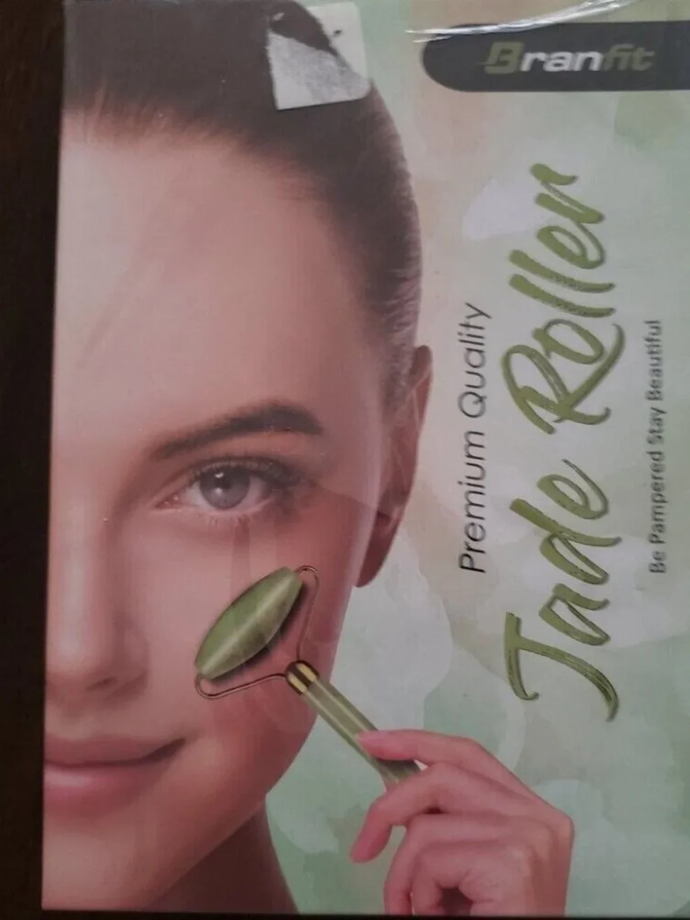 Branfit Jade Roller & Gua Sha Scraping Tool Set Facial (New in Sealed Box)